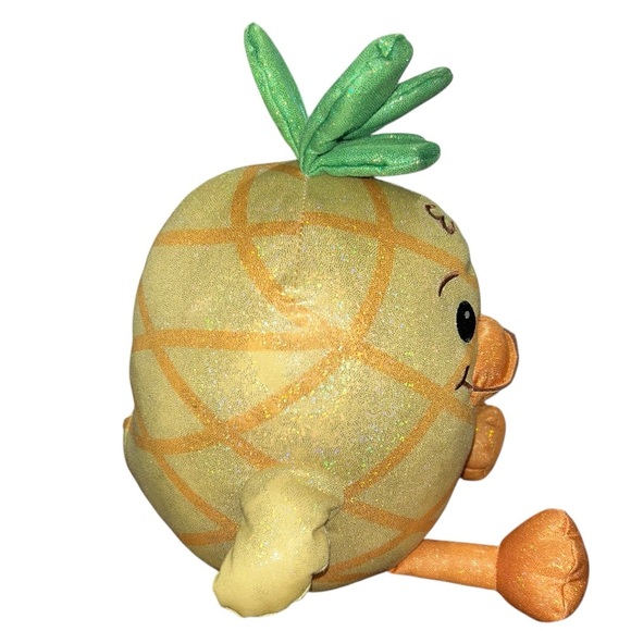 Moriah Elizabeth 11” Sparkle Georgie Duck Pineapple Large Plush Merch Yellow - Picture 6 of 7